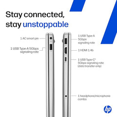 HP 15 Smartchoice, AMD Ryzen 3 7320U (8GB LPDDR5, 512GB SSD) FHD, Anti-Glare, Micro-Edge, 15.6''/39.6cm, Win11, M365 Basic(1yr)* Office24, Silver, 1.59kg, fc0500AU, FHD Camera w/Privacy Shutter Laptop