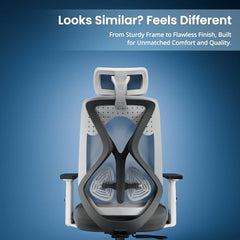 Vergo Transform Prime Ergonomic Mesh Office Chair, High Back, Lumbar Support, 2D Armrests, Synchro Tilt-Lock Recline, Heavy-Duty Metal Base, WFH/Study/Gaming (Black)