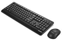 Lenovo 110 Keyboard & Mouse Wired Combo| Waterproof Exoskeleton | Splash Proof Keys| 1600 DPI Full Size Mouse | Non-Slip Scroll Wheel| One-touch Co-pilot key| Adjustable Keyboard Stand | 3 Yr Warranty