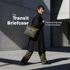 MOKOBARA Transit Briefcase 15.6 Inch Laptop Bag 15L Office Use Black