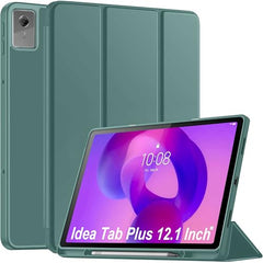 ProElite Cover for Lenovo Idea Tab Plus 12.1 inch 2025 case Cover, Soft Flexible Flip Case Cover for Lenovo Idea Tab Plus 12.1 inch 2025 [Recoil Series] - Black