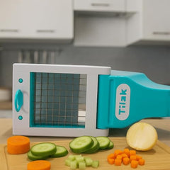 Mylofit French Fry Chipser – Heavy-Duty Vegetable Chopper & Cutter for Kitchen | Unbreakable Body with Stainless Steel Blades | Potato, Onion, Carrot, Salad & – Multipurpose Kitchen Tool