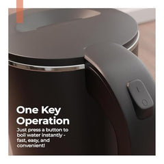 FRESHOME Electric Multipurpose Kettle 1.2L, 600W, with Stainless Steel Body, Egg Rack, Grill Rack, 3 Heating Modes & Rapid Boil Technology, Boiling Water, Tea, Coffee, Oats, Noodle, Soup (Silver)