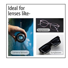 LensPure Lens Cleaning Solution | Perfect Lens Cleaner for Spectacles, Eyeglasses, Sunglasses, Camera Lenses and Binoculars- (200ml)