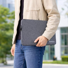 Photon 15 Inch to 15.6" Inches Laptop Case with Charger Pouch | Waterproof Laptop Sleeve | Laptop Cover Bag, Blue