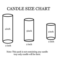 Sapi’S Candles: Awaken Your Desire... Designer Soy Wax Scented Pillar Candles, Pack Of 3 - 75 Hours Burn| (Red)