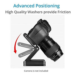 SYGA MS-037-00 DSLR Camera Foldable Z Tripod Flex Pan Tilt Ball Head Portable Desktop Stand