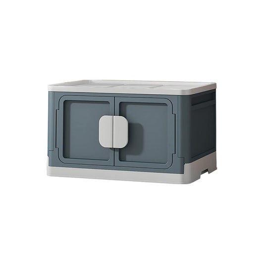 SYGA Small Snack Storage Box Drawer Type Clothes Toy Book Storage Box Home Living Room Finishing Storage Cabinet (Blue)