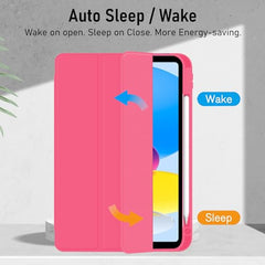 Robustrion Cover for iPad 11th Generation (A16) / 10th Gen Cover Case with [Right Side Pencil Holder] [Auto Sleep Wake] [Soft Back] (2022/2025), Case for iPad 11th 11"/ 10th 10.9" - Yellow