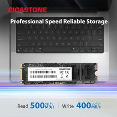 Gigastone 【NAS Certified】 High Endurance M.2 SSD 2TB (2-Pack) for Data Cache and Fast Boot, NVMe PCIe Gen3 Up to 2600MB/s, TLC Flash with SLC Caching, 24/7 Reliable for Gaming/PC/NAS, 5-Year Warranty