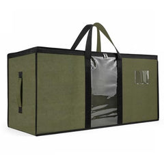 Storite Jumbo Super-Size 81 L Canvas Moisture Proof Heavy Duty Storage Bag | for Toys/Stationery/Blankets/Clothes/Moving Bags MultiPurpose With Strong Reinforced Handles Rectangular Cream (87x26x36 cm)