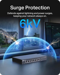 TP-Link TL-SG105S-M2 | 5-Port 2.5G Multi-Gigabit Unmanaged Network Switch, Ethernet Splitter | 2.5G Bandwidth | Plug & Play | Desktop/Wall-Mount | Fanless Metal Design | Limited Lifetime Protection