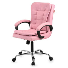 GOYALSON Mesh Back Revolving Chair for Office Home Swivel Desk Chair with Comfortable Seating & Wheels (1, Brown, Standard)