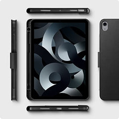 Spigen Flip case for iPad Air 11 inch M4 (2026), iPad Air 11 inch M3/M2 (2025-2024), 10.9 inch 5th/4th Gen (2022/2020), Trifold, Pencil Holder, Full Cover(Liquid Air Folio) - Black