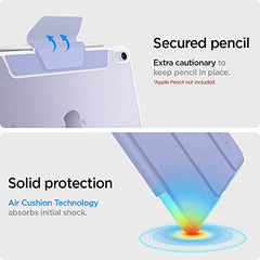 Spigen Flip case for iPad Air 11 inch M4 (2026), iPad Air 11 inch M3/M2 (2025-2024), 10.9 inch 5th/4th Gen (2022/2020), Trifold, Pencil Holder, Full Cover(Liquid Air Folio) - Black