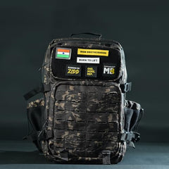 MuscleBlaze Tactical Backpack, Stealth Black, 45L