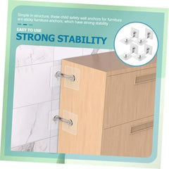 AMIQUS 10 Pcs Hevy Duty Self Adhesive Hook for Hanging Kitchen Item and Other Stainless Steel, Gold Waterproof, Strong Towels, Keys, Utensils,Robes Double-Sided Transparent (Double Claw V Shape)