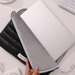 House of Quirk Laptop Sleeve Bag 13-14 Inch | Fashion Waterproof Soft Laptop Sleeve Case for Women & Girls | Lightweight Protective Computer Bag for Office, School & Travel (Purple)