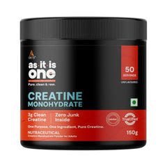 AS-IT-IS One Creatine Monohydrate - 100g Unflavoured I Micronised