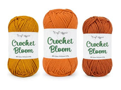 Craft Affair | Crochet Bloom Cotton Yarn 8ply (Each Color 2mm, 77Meter, 50Gram) 100% Pure Cotton | for Knitting Yarn | Craft & DIY Project: Grey, Pink, Off White