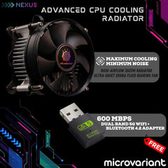 MICROVARIANT Nexus I7 Premium Desktop PC | Core I7-4770 Turbo Processor| 16GB RAM | 256GB M.2 NVMe SSD | HD Graphics 4600 | WiFi 6 + BT 5.3 Dongle | Windows 11 Pro | Office 21 | 2 Year Warranty