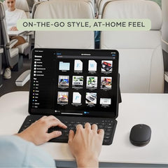 SATECHI OntheGo Bluetooth Mouse, Connect Up to 3 Devices, for Laptop, Black