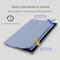 ProElite Cover for Xiaomi Mi Pad 8/8 Pro/Mi Pad 7/7 Pro 11.2 inch Cover, Flip Case Cover with Transparent Back & Stylus Pen [Auto Sleep Wake Support], Black