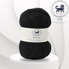 Nestnhaven Acrowools Graze Hand Knitting and Crochet Yarn. Pack of 1 Ball - 100gms. Shade no - NNHG001 (Berry Purple)