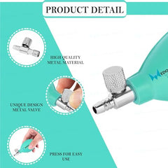 Medono India Blood Pressure Rubber BP Bulb With Metal Valve - (Green color)