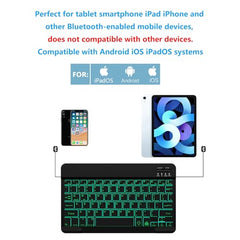Backlit Wireless Bluetooth Keyboard for iPad Samsung Tablet Phone iPhone
