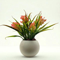 SKYGREEN Luxury Artificial Green Bonsai Tree with Stylish Decorative Pot for Modern Home, Office Desk & Shelf Decor | (BN-104)