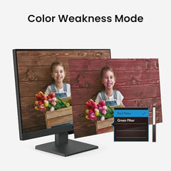 BenQ GW2490 24 inch (60.96 cm) FHD IPS Eye-Care Monitor| 100Hz|99% sRGB|Eye-careU|Dual HDMI|Display Port|Bezel-Less|Eyesafe|VESA MediaSync|B.I.|Low Blue Light+| Speakers|VESA Wall mountable(Black)