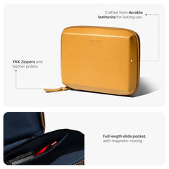 DailyObjects Polyester Monkey Shoulder X Do Vault Tech Organizer - Medium, Casual, Orange