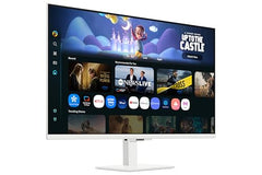 Samsung 27" M5 Smart Monitor with Smart TV Experience (Smartchoice) |FHD 1920 x 1080| Screen Mirroring | IPS Pane l TV Plus| Speakers | Adaptive Sound | Wi-Fi | HDMI |Bluetooth| LS27FM500EWXXL | Black