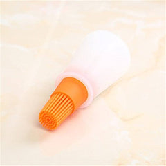 SYGA 1 Silicone Cooking Oil Bottle with Basting Brush (Assorted Colour)