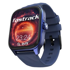 Fastrack Astor FS1 Pro Smart Watch, 1.97" AMOLED Display, Bluetooth Calling, 100+ Sports Modes, SpO2 & Heart Rate Monitoring, Women's Health, IP68, Up to 5 Days Battery, Functional Crown (Blue)