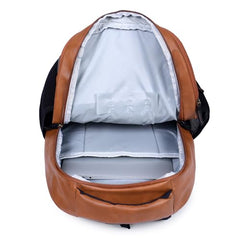 HOT SHOT Large 32 L Laptop Backpack HOTSHOT BAGS VINTAGE FAUX LEATHER|LAPTOP BAG|MEN & WOMEN|OFFICE BACKPACK|COLLEGE BACKPACK
