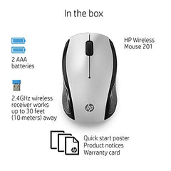 HP 201 Wireless Mouse (Smoke Grey)