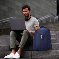 Safari Saga 32L Laptop Backpack Bag for Men and Women, Ideal for Office/School/College Boys and Girls, 2 Compartment Backpack with Front Pocket, Organizer & Bottle Holder, Color Black