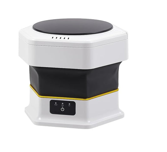 16L Semi Automatic Foldable Washing Machine with Dryer Portable 3 Modes Quick Deep Cleaning with Spin Basket Ideal For Apartments, Dorms, Hotels, Travel Suitable For Towel, Socks, Napkins (A1)