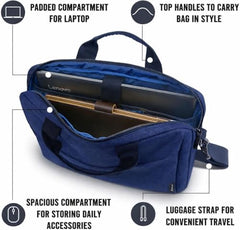 S. B. COLLECTION Waterproof Laptop Side Bag 30 L Trolley Attach Bag with File Compartment for Daily Routine Use (Maroon)