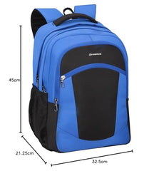 COSMUS Medium Size Multipurpose Laptop Backpack Bag Madison 33L Waterproof Bag With Laptop Compartment (Black)