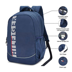 Tommy Hilfiger 27.072 Ltrs Black Laptop Backpack (TH/FERNLAYLAP01)
