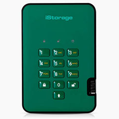 iStorage diskAshur2 256-bit 256GB USB 3.1 secure encrypted solid-state drive - Black IS-DA2-256-SSD-256-B