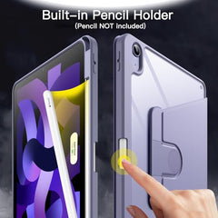 JETech 360° Rotating Case for iPad Air 11" M4/M3/M2 & Air 5/4 10.9", Black