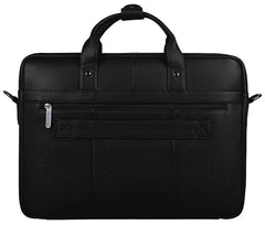 WildHorn Premium Leather Laptop Bag for Men | Handcrafted | Adjustable Shoulder Strap, Fits 15.6-Inch Laptop | Ideal for Office, Travel, Daily Use - 1 Year Warranty (WALNUT)