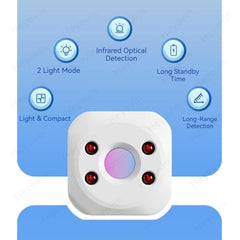 Heyovin Hidden Camera Detectors, Delicate Small Bug, Anti Spy Wireless Infrared Camera Sweeper Device Detector, Privacy Protector Portable Bug Detector, Indoor use for Home/Office/Travel (White)