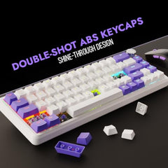 Kreo Hive 65 Wired Mechanical Gaming Keyboard | 65% Layout | Gasket Mount | Metal Volume Knob | Pre-Lubed Linear Switches | RGB Backlit | Type-C | Mac & Windows Mode