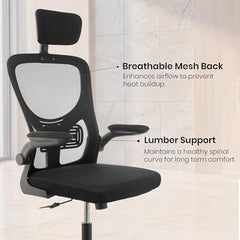 Casa Haus Italia Premium Leatherette Office Chair for Work | Boss Chair, Ergonomic Executive, Luxurious Cushioned Arms & Seat, 2 Point Back Massager, Heavy Duty Metal Base (Burgundy)
