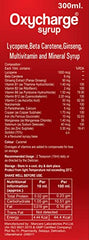 OXYCHARGE Lycopene Multivitamin and Mineral Syrup 300 ML for Overall Health, Radiance, Strong Bones & Immunity for Men and Women (Pack of 1)